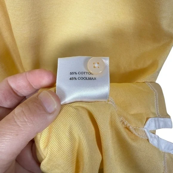 Aristo Eighteen Ar18to Men’s Classic Golf Polo in Yellow Size M - Picture 7 of 9